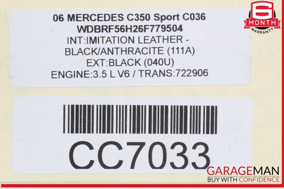 05-07 Mercedes W203 C350 Rear Right Spindle Knuckle Hub Driveshaft Assembly OEM