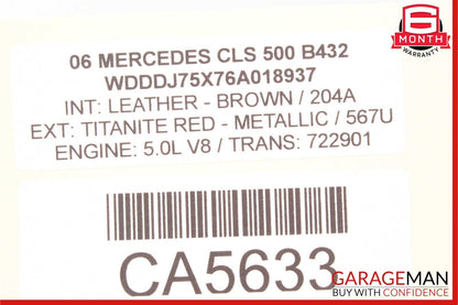03-11 Mercedes W219 CLS550 E350 RWD Front Right Lower Rearward Control Arm OEM