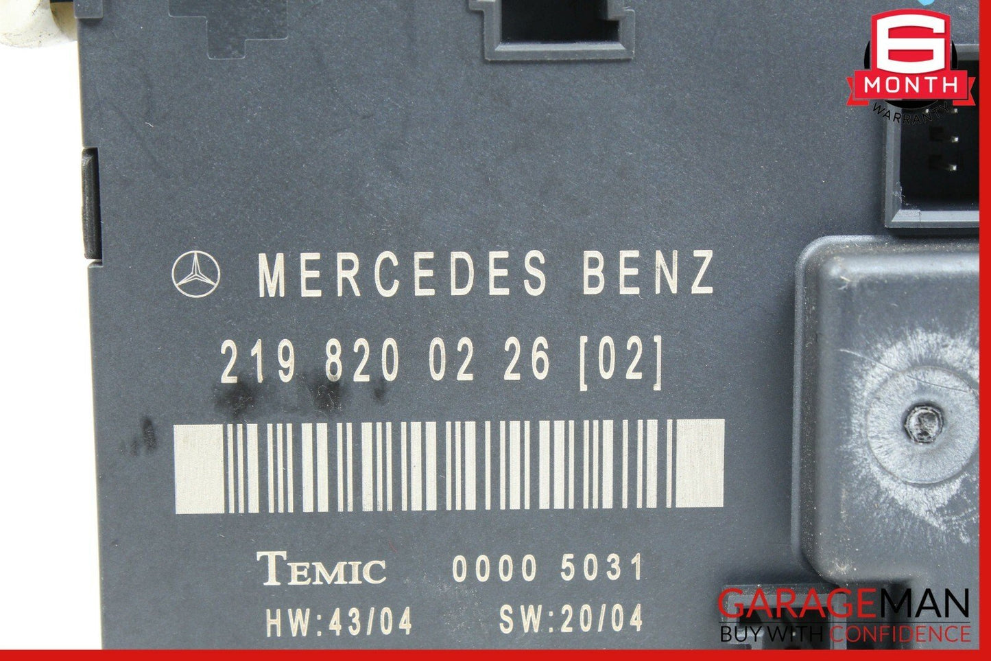 06-11 Mercedes W219 CLS63 AMG Rear Left Side Door Control Module Unit OEM