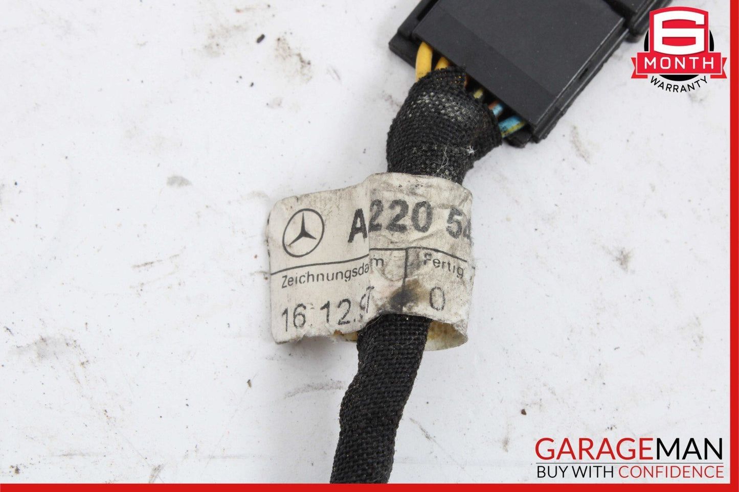 00-08 Mercedes W220 S500 S600 Rear Bumper Parking Sensor Wire Harness PDC OEM