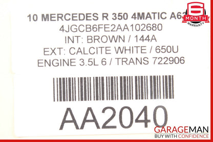10-12 Mercedes W251 R350 GL450 ML350 Front Left Driver Side Seat Control Module