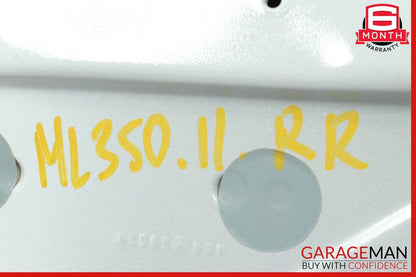 06-12 Mercedes ML350 ML500 GL550 Rear Right Side Exterior Door Shell White OEM