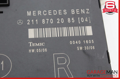 03-09 Mercedes W211 E350 E500 E550 Front Right Passenger Door Control Module OEM