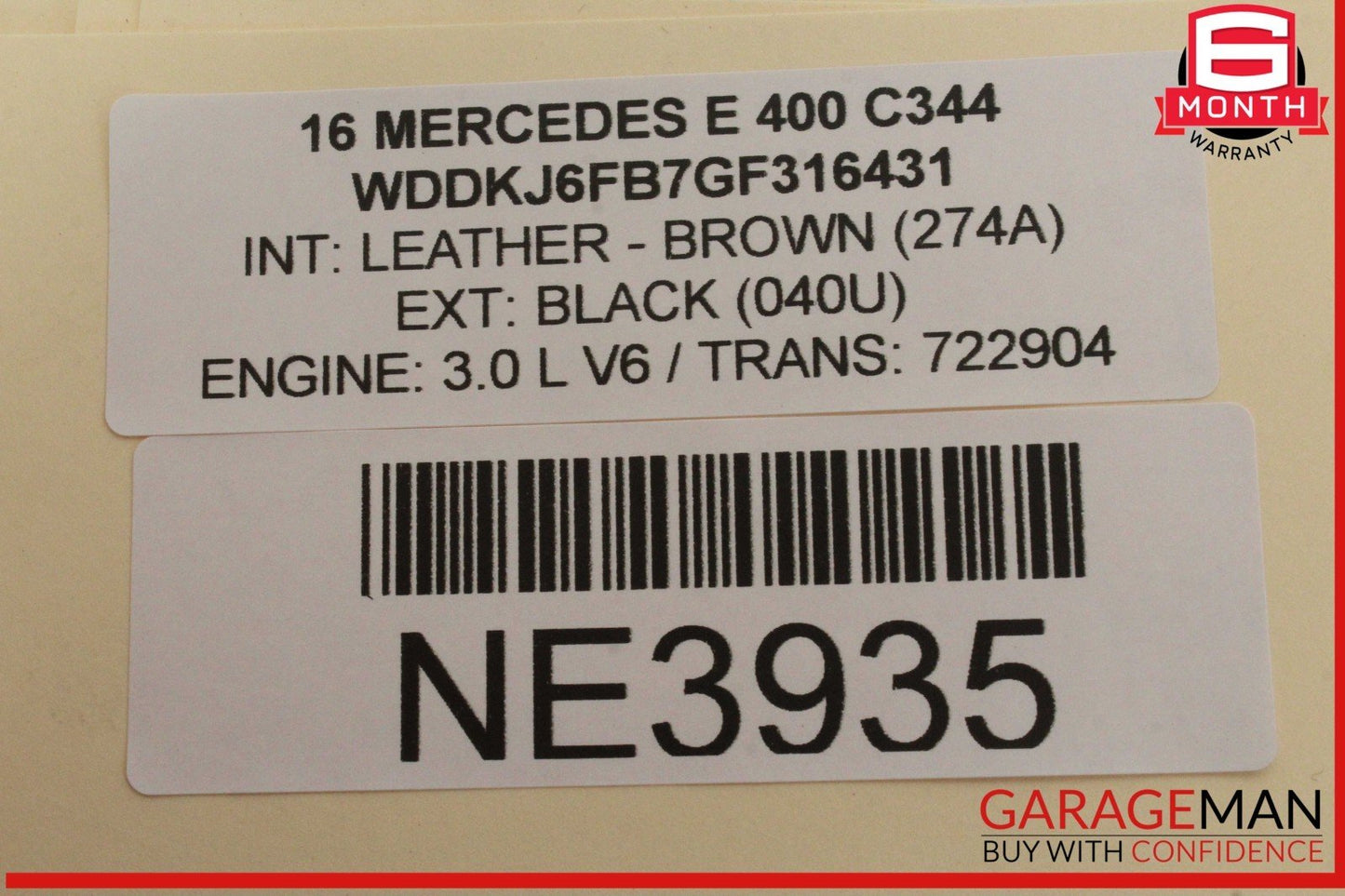 14-17 Mercede W207 E400 E350 ML350 Active Lane Assist Module Camera 360Â° OEM