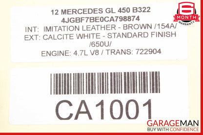 06-13 Mercedes X164 GL450 R350 Window Regulator Motor Front Right Side OEM