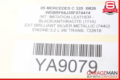 01-05 Mercedes W203 C320 RWD Front Left Driver Side Spindle Knuckle Hub Bearing