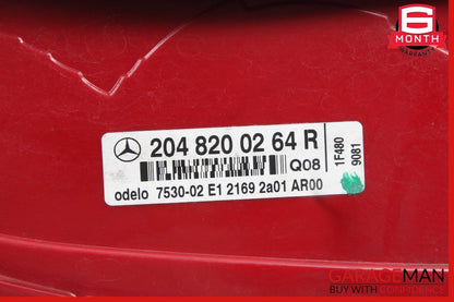 08-11 Mercedes W204 C300 C250 C350 Sedan Rear Right Taillight Tail Light Lamp