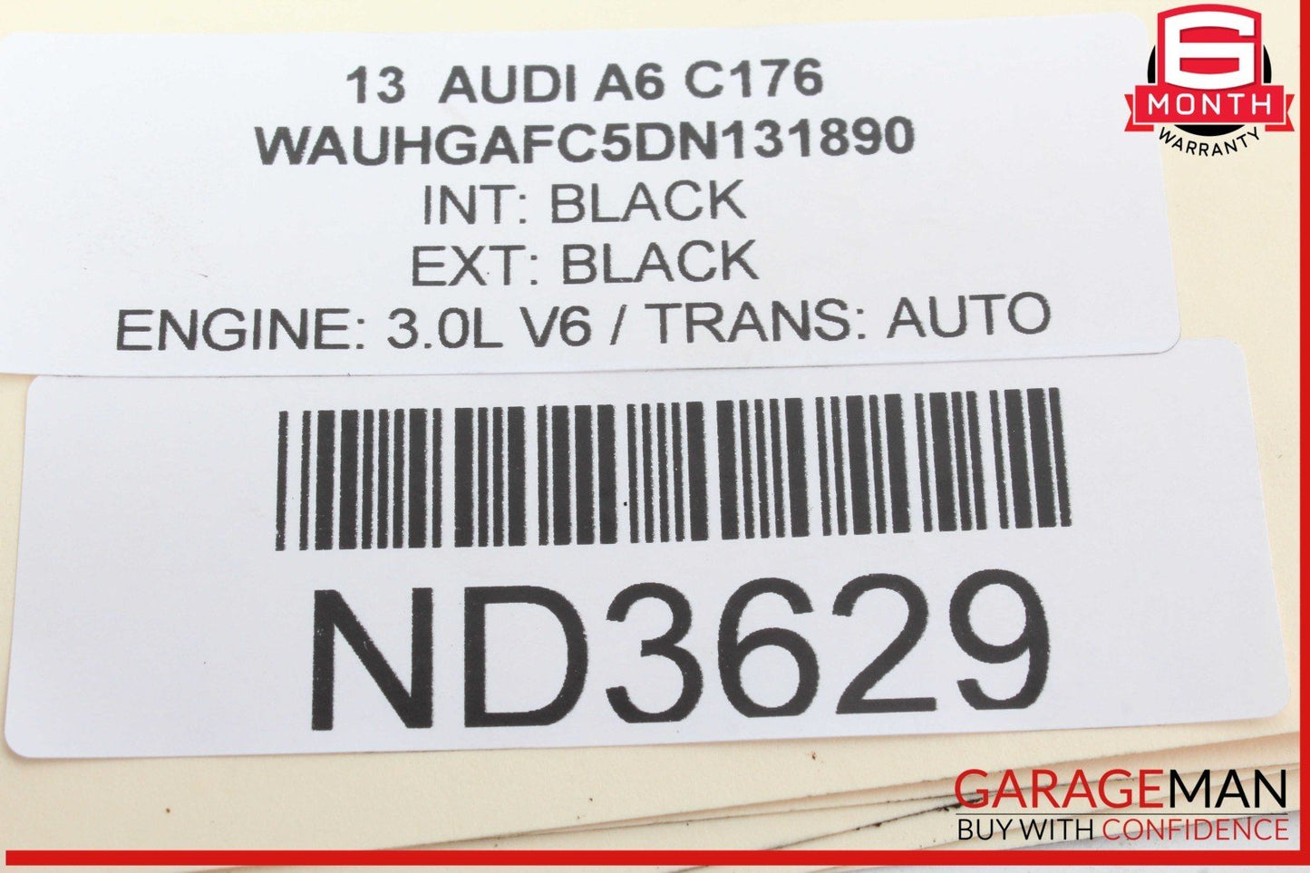 09-18 Audi A6 Q5 Rear Left or Rear Right Side CV Axle Shaft OEM