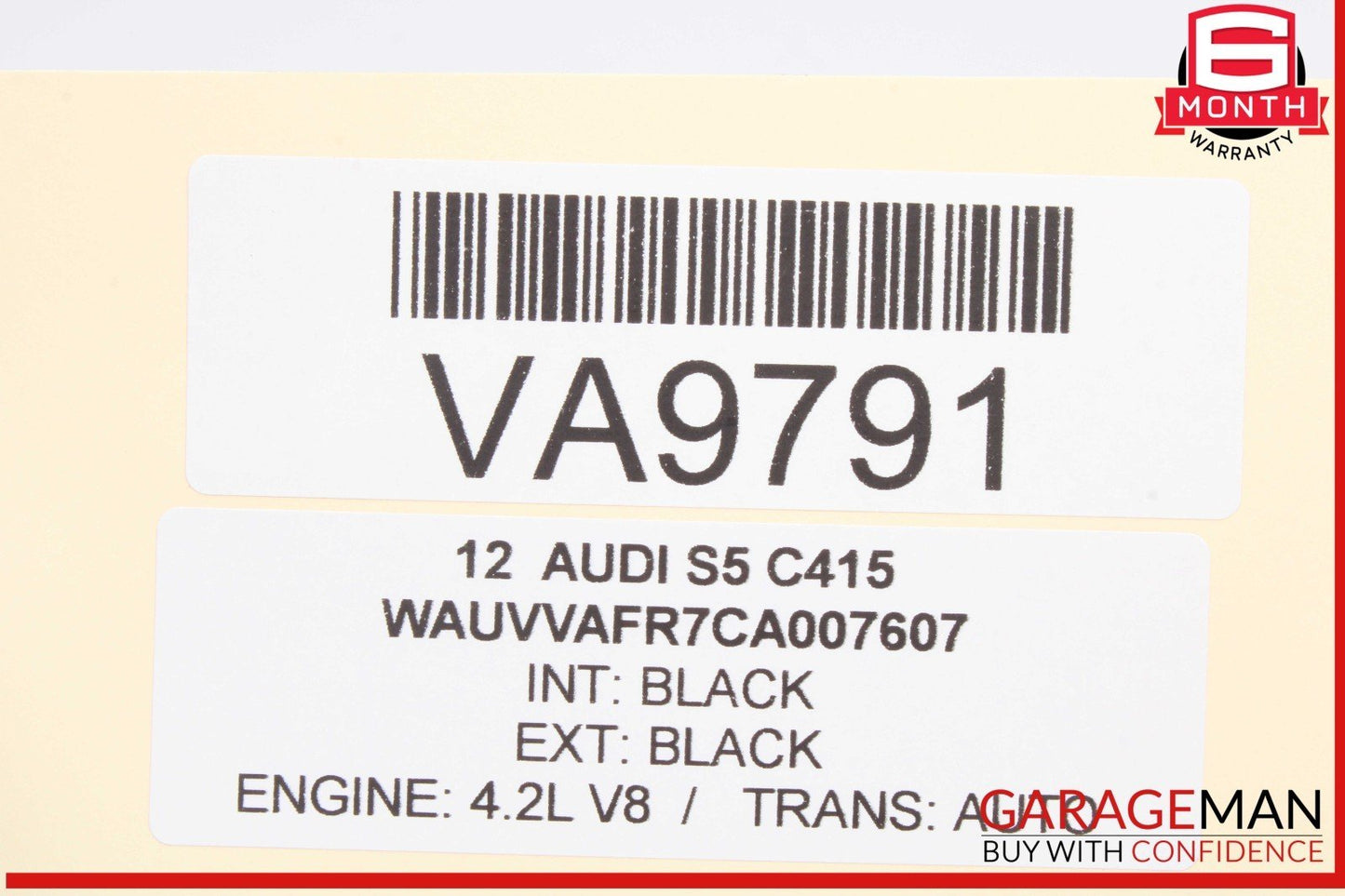 09-12 Audi S5 S4 Front Left Driver Side Door Control Module Unit 8T0959793M OEM