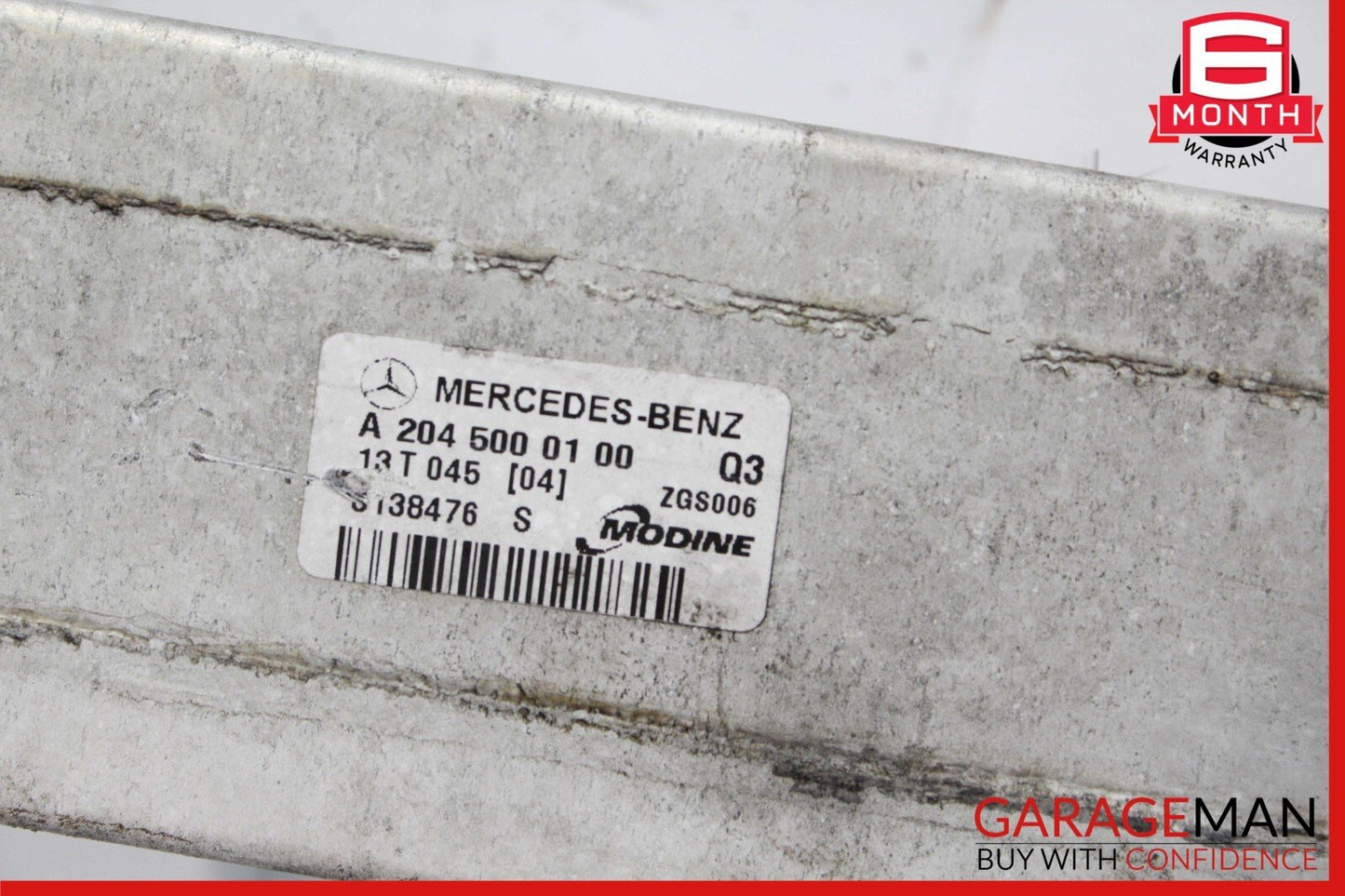 12-15 Mercedes W204 C250 SLK250 1.8 Intercooler Air Cooler Radiator 2045000100