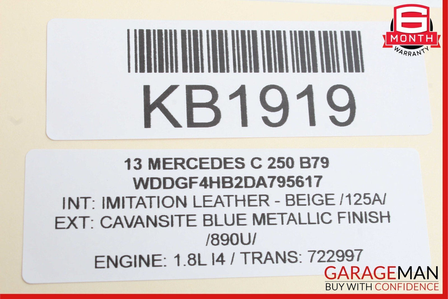 08-18 Mercedes CLS400 C250 E350 E250 Front Right Side Door Control Module Unit