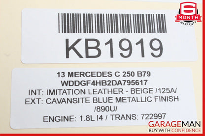08-18 Mercedes CLS400 C250 E350 E250 Front Right Side Door Control Module Unit