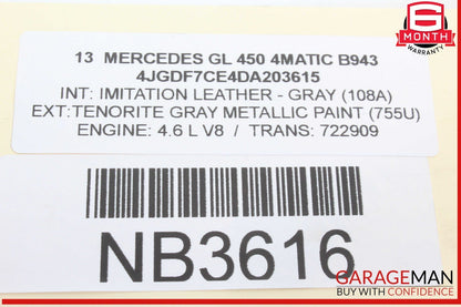 12-19 Mercedes X166 GL450 4MATIC Front Left Driver Side Knee Air Bag Airbag OEM