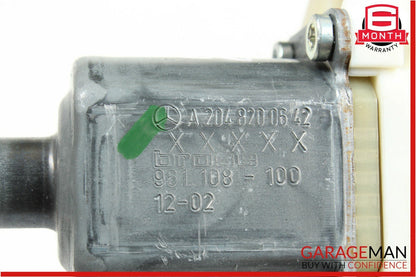 08-14 Mercedes W204 C250 Sedan Rear Right Side Door Window Regulator Motor
