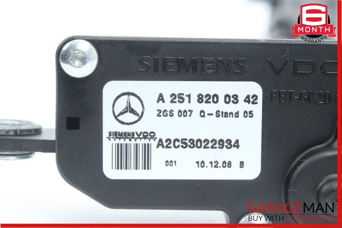 06-12 Mercedes ML450 GL450 Rear Right Side Quarter Window Regulator Motor