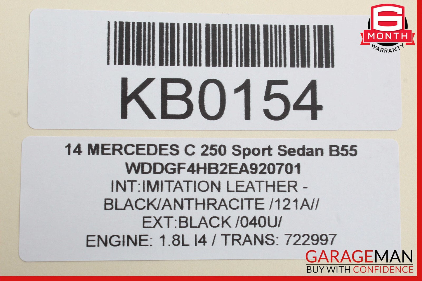 08-18 Mercedes W204 C250 CLS550 C300 Rear Right Side Door Control Module OEM