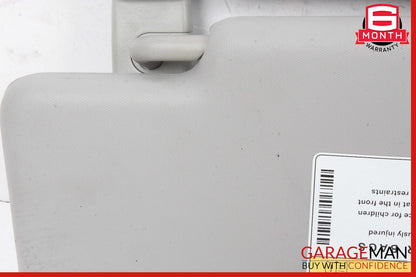 12-16 Mercedes X166 GL450 ML400 Sun Visor Sunvisor Right Passenger Side Gray OEM