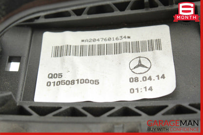 08-14 Mercedes W204 C250 Rear Right Exterior Door Handle w/ Door Actuator OEM