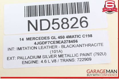 12-19 Mercedes X166 GL450 4MATIC Rear Left or Right Upper Lateral Control Arm