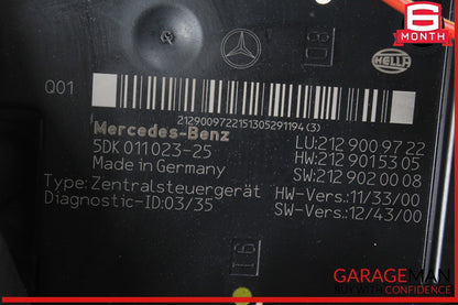 10-18 Mercedes W218 CLS550 E400 Rear SAM Fuse Box Relay Control 2129001406 OEM