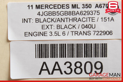 06-11 Mercedes W164 ML350 Dash Hazard Heated Seats ESP Control Panel OEM
