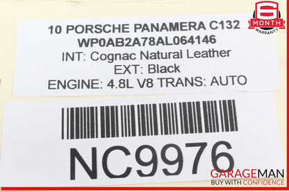 10-16 Porsche Panamera 970 Rear Right / Left Upper Suspension Control Arm OEM
