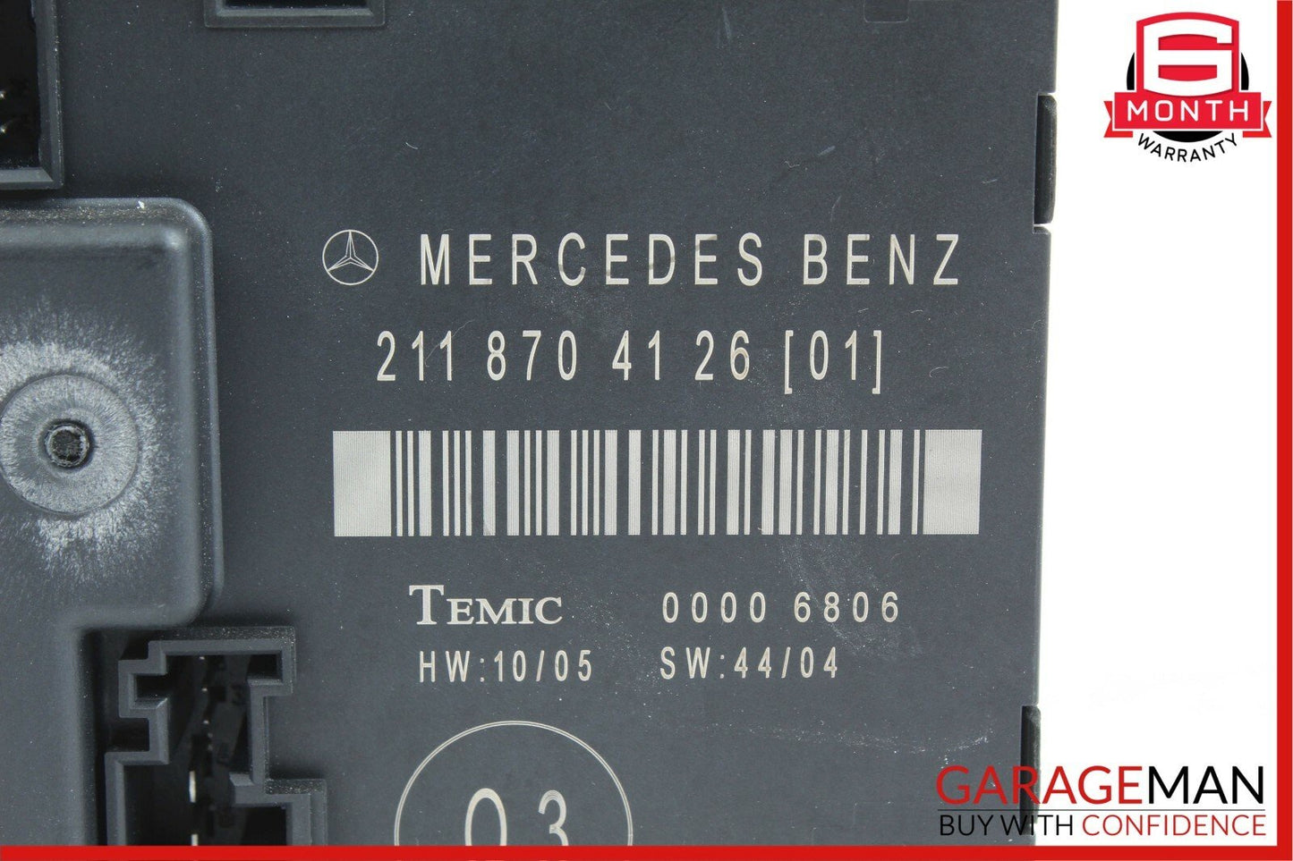 03-09 Mercedes W211 E350 E500 E550 Door Control Module Rear Right Side OEM