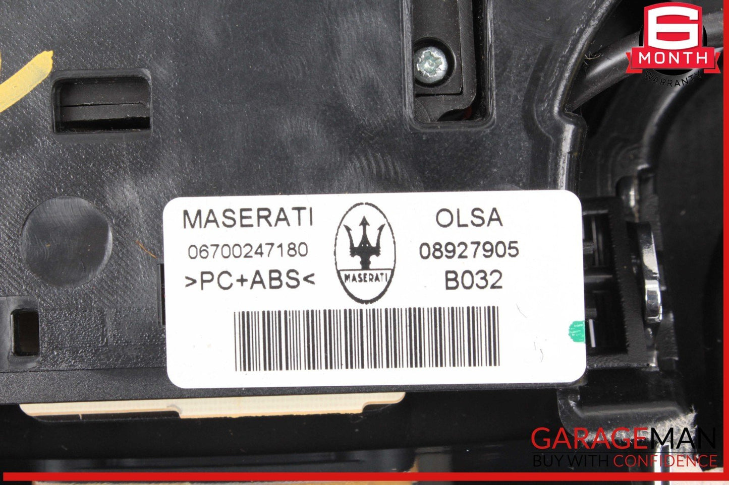 14-16 Maserati Quattroporte M156 Overhead Dome Light Lamp OEM