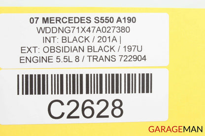 07-09 Mercedes W221 S550 Center Dashboard Dash Board Trim Bezel Cover Panel Wood