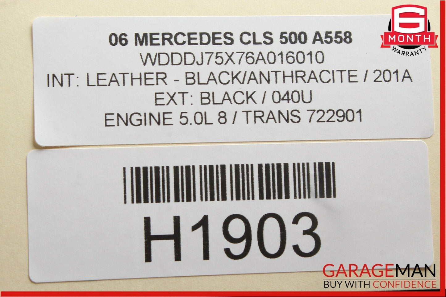 06-11 Mercedes W219 CLS500 Front Right Passenger Exterior Door Handle Silver
