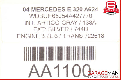 03-09 Mercedes W211 E320 E500 E550 Front Right Side Door Controller Module