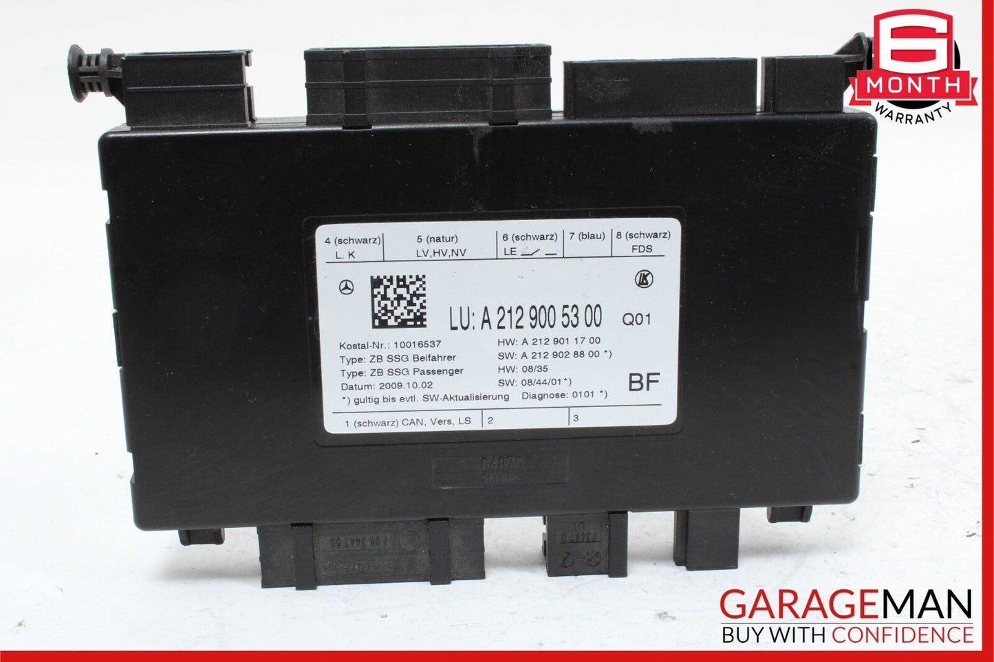 08-18 Mercedes W212 E350 SLK250 Seat Control Module Front Left Driver Side OEM