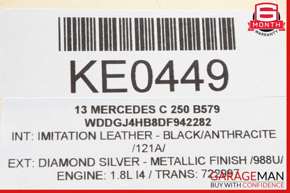 08-18 Mercedes W204 C250 CLS550 GLK250 Front Right Side Door Control Module Unit