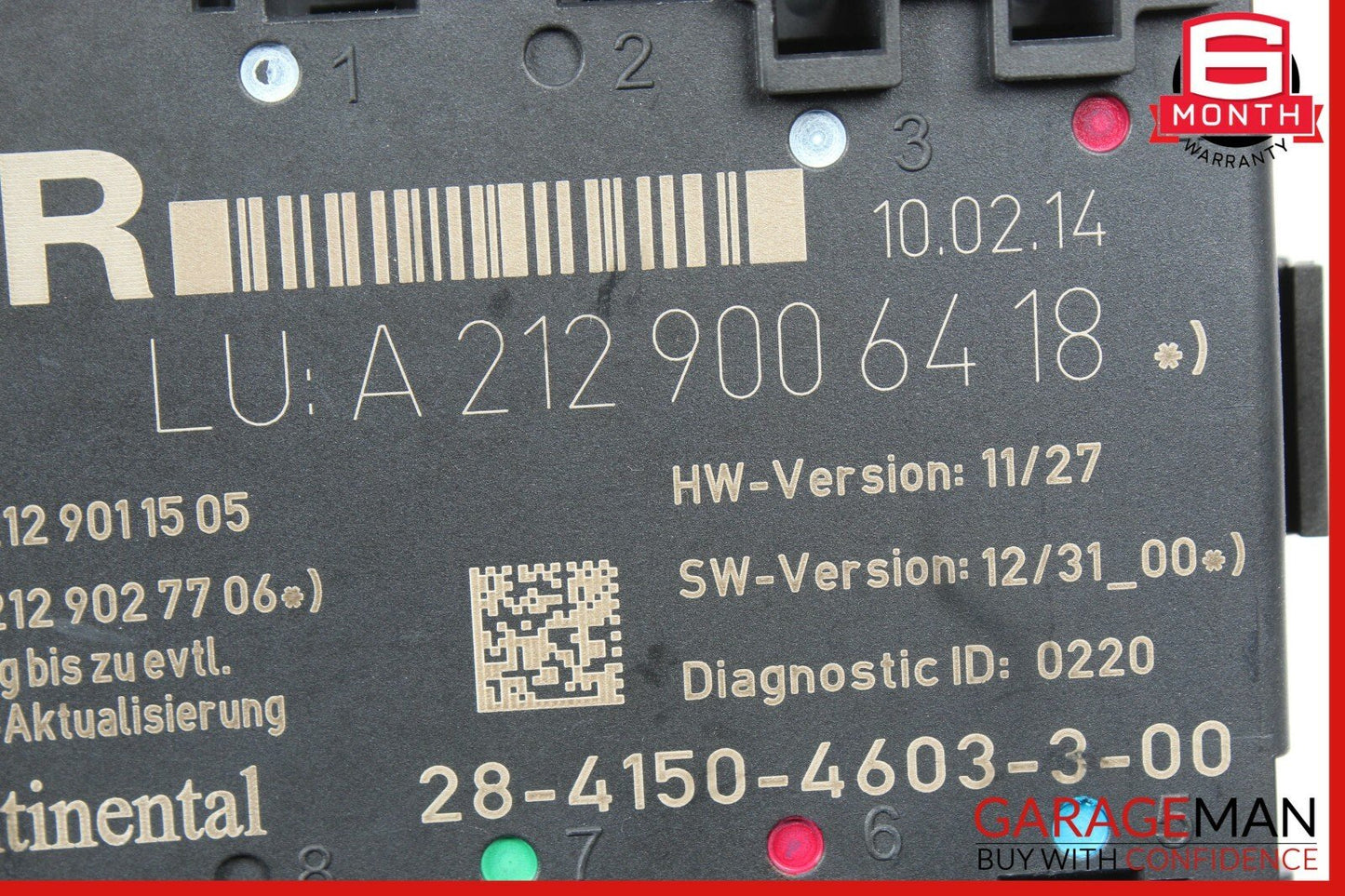 08-14 Mercedes W204 C250 C350 Front Right Door Control Module 2129006418 OEM