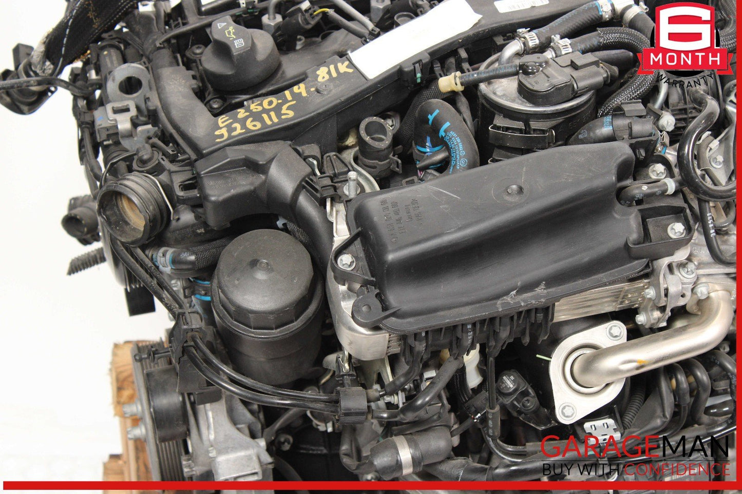 14-16 Mercedes W212 E250 Bluetec 2.1L Complete Engine Motor Block Assy OEM 81k