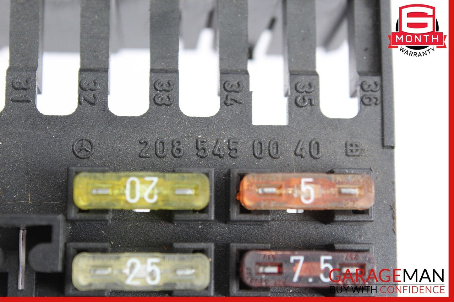 98-03 Mercedes CLK55 AMG E430 C280 Left Fuse Relay Junction Box Module Assembly