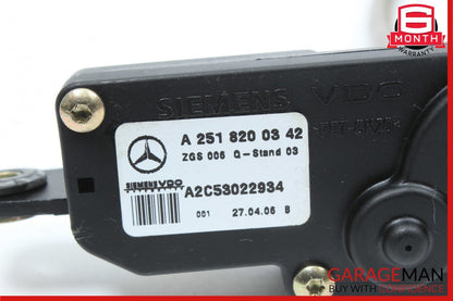 06-12 Mercedes GL500 GL450 ML350 Rear Right Quarter Window Regulator Motor OEM