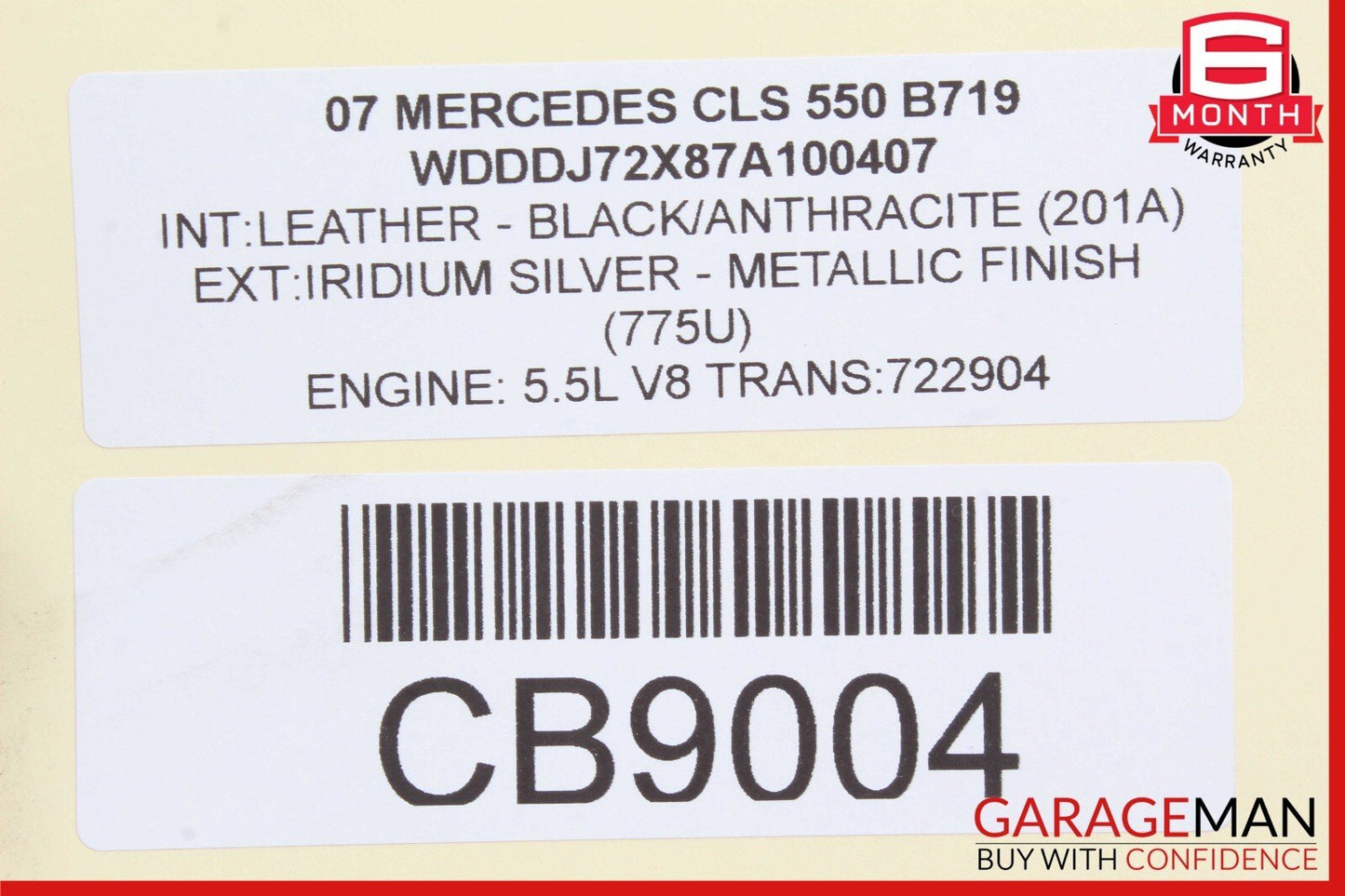 03-11 Mercedes W219 CLS550 E320 E550 RWD Front Right Lower Rearward Control Arm