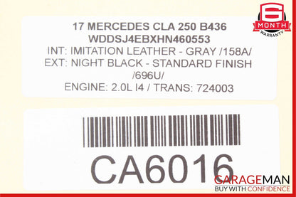 14-19 Mercedes W117 CLA250 Rear Left/Right Upper Control Arm 2463501006 OEM