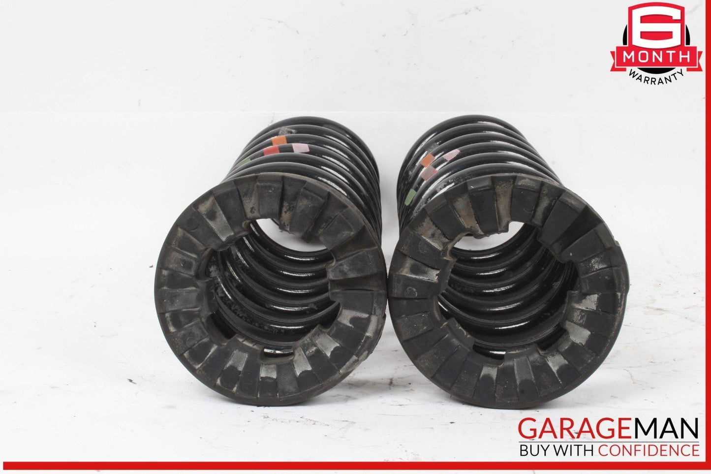 16-23 Jaguar XF Rear Right and Left Side Coil Spring Springs Set of 2 OEM