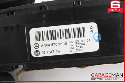 06-12 Mercedes X164 GL450 GL550 Hazard Light Control Switch Panel Module Unit