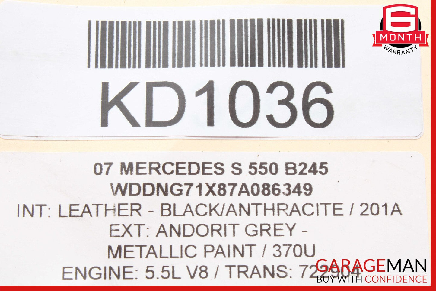 07-13 Mercedes W221 S550 Rear Right or Left Side Door Control Module OEM
