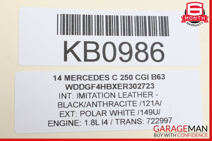 12-15 Mercedes W204 C250 E350 Console Head Unit Controller Knob Multi Switch OEM