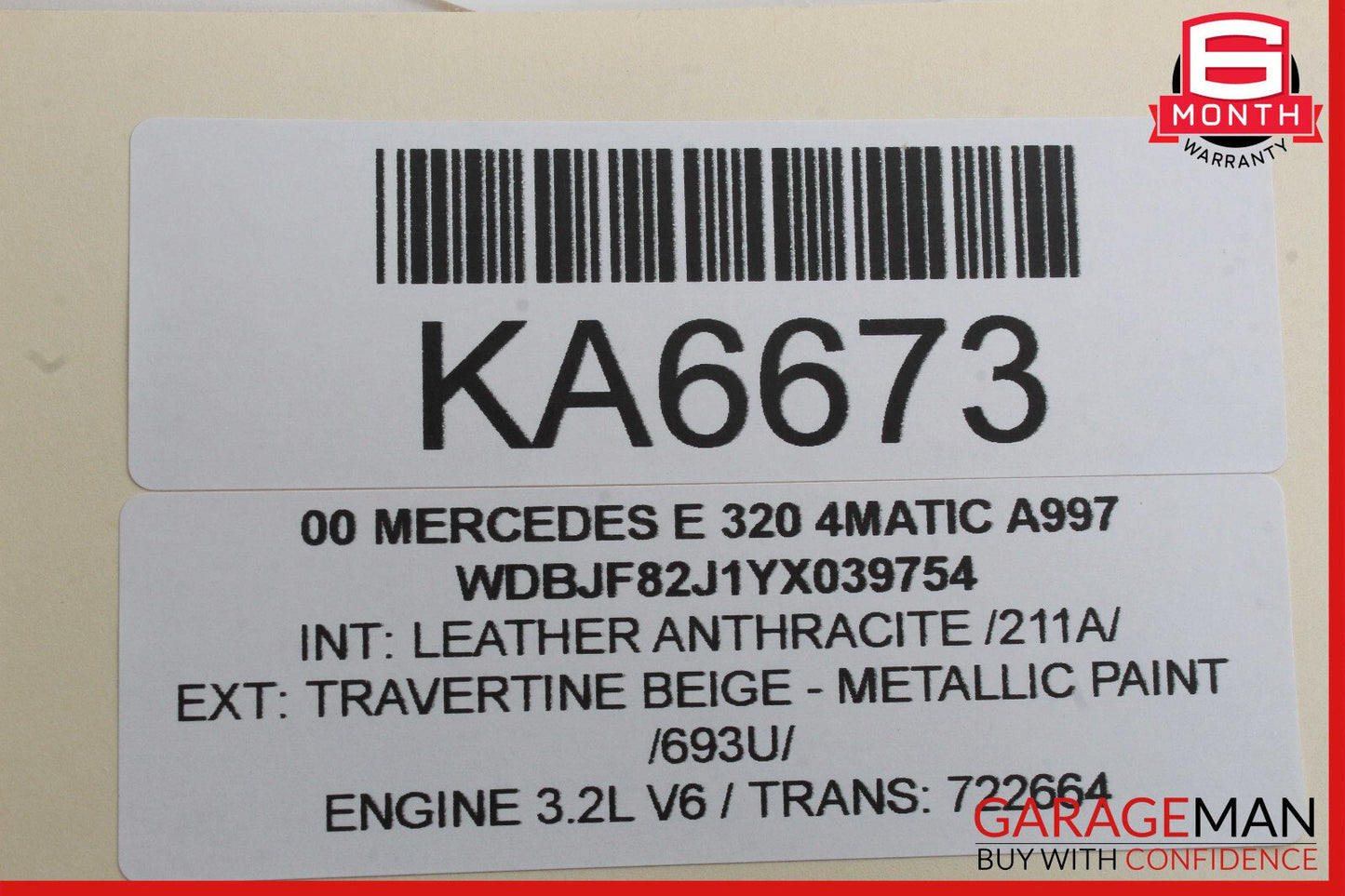 00-06 Mercedes W210 E320 S500 CL500 Voice Command Control Module 2208200535 OEM
