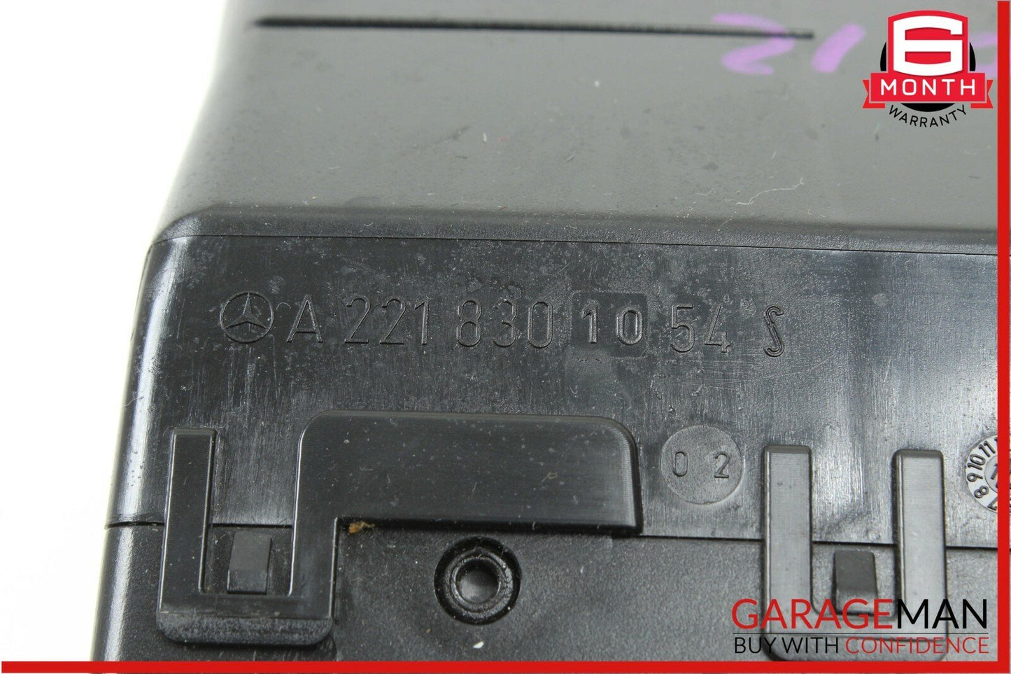 07-14 Mercedes W216 CL550 S550 Rear Center Console AC A/C Air Heater Trim Vent