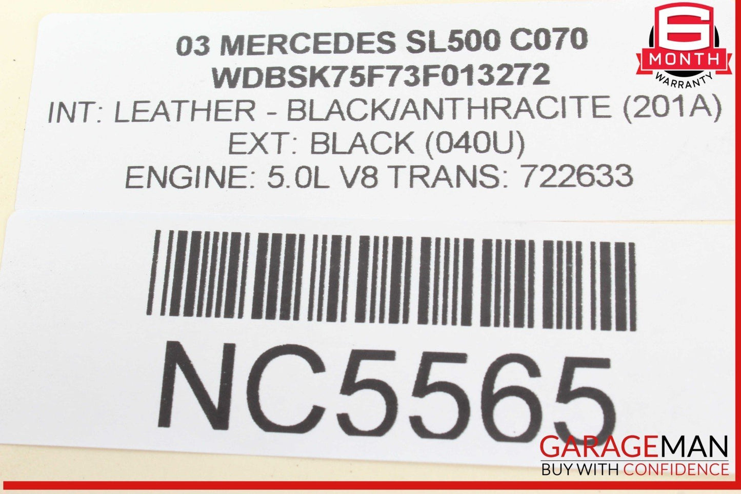 03-11 Mercedes R230 SL500 Front Left Driver Side Spindle Knuckle w/ Disc Rotor