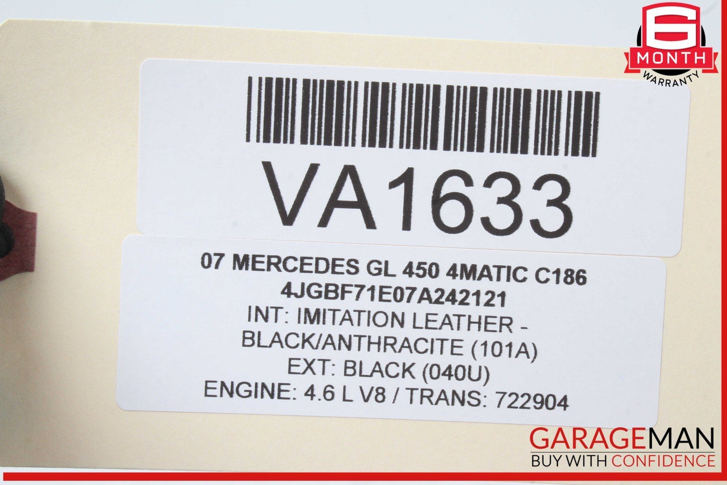 06-13 Mercedes X164 GL450 4MATIC Front Right Passenger Door Control Module OEM