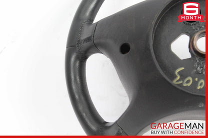 03-09 Mercedes R230 SL500 CLK350 Driver 4 Spoke Steering Wheel Leather Black OEM