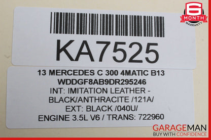 08-18 Mercedes W204 C300 C250 SLK250 Front Right Side Door Control Module OEM