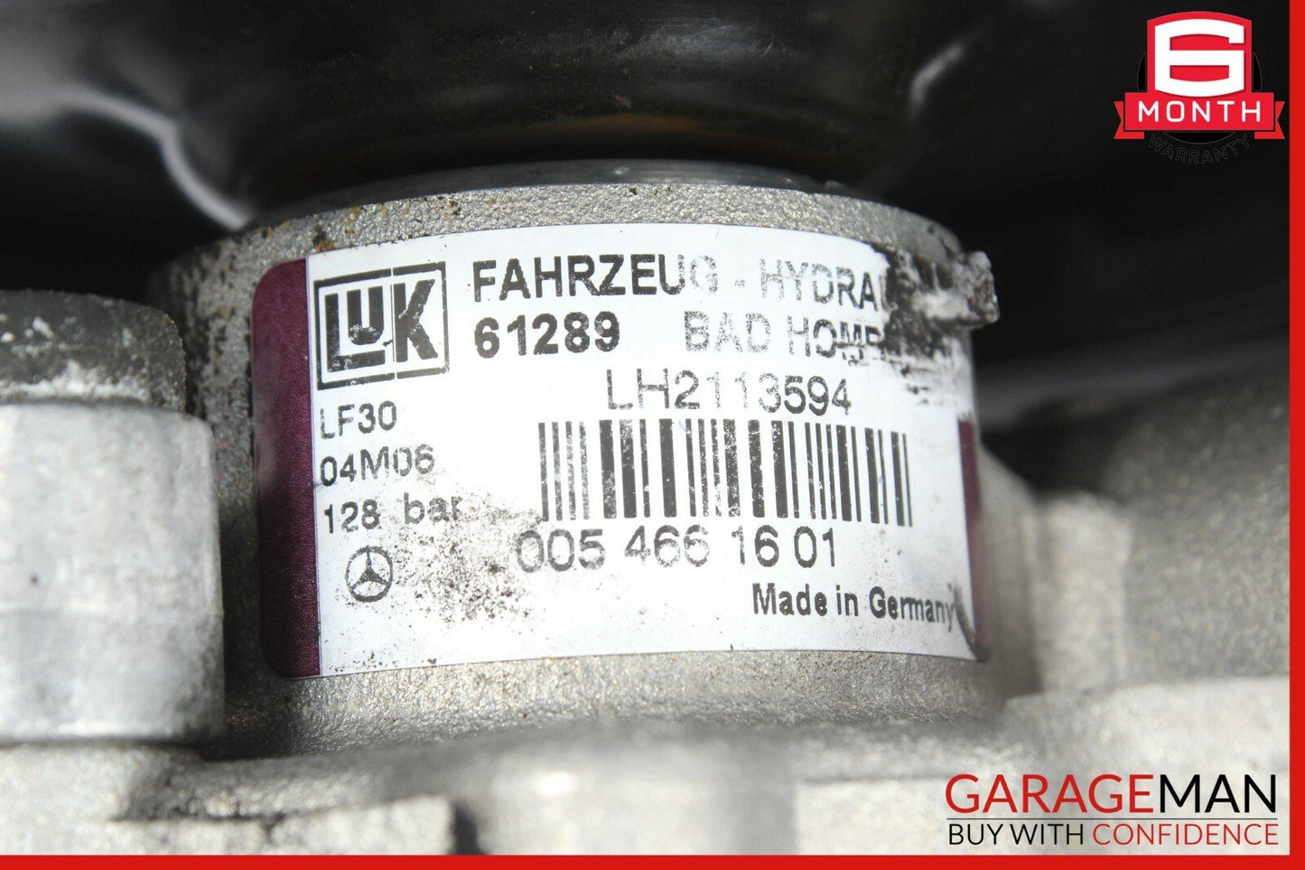 92-93 Mercedes W140 300SE Power Steering Pump Reservoir Assembly OEM